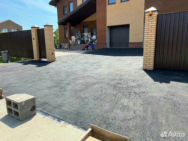 Асфальтирование, асфальтные работы, ямочный ремонт