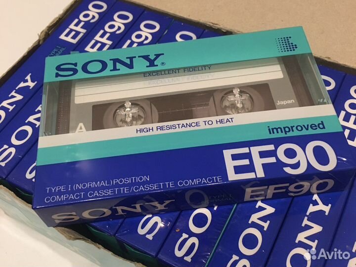 Аудиокассеты Sony EF 90.Japan