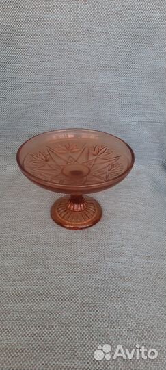 Вазочки на ножке, конфетницы, стакан СССР