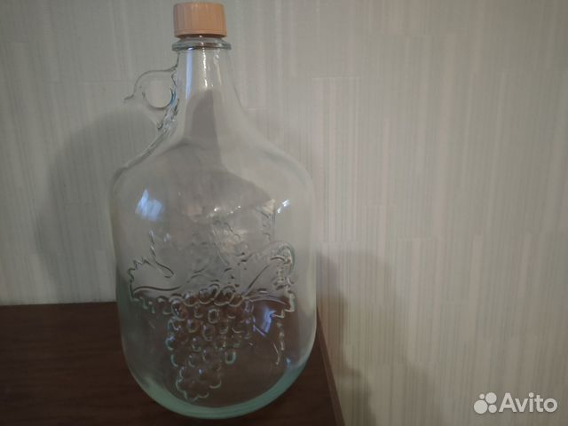 Бутыль стеклянная 5 литров 4 Штуки