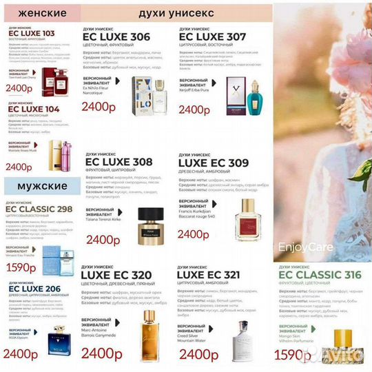 Ароматы/духи