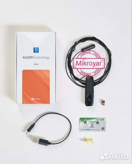 Микронаушник bluetooth