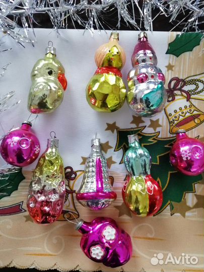 Ёлочные игрушки СССР