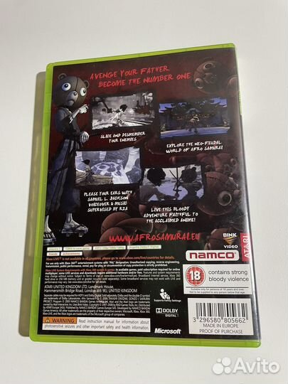 Afro Samurai Афро Самурай Игра Xbox 360 Эксклюзив