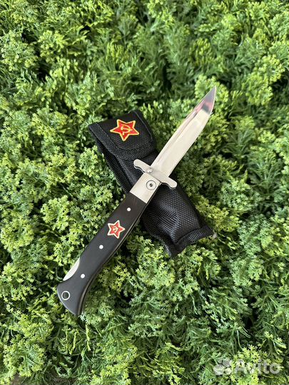 Нож финка нквд складной (черный)