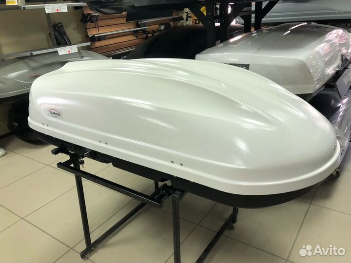 Автобокс багажник на крышу Chevrolet niva (Шевроле