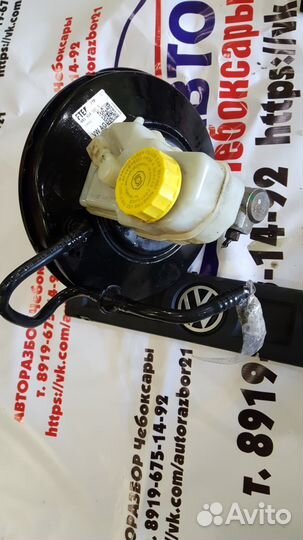 Главный тормозной цилиндр и ваккумVolkswagen polo