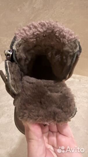 Ботинки зимние на овчине Котофей 23 размер