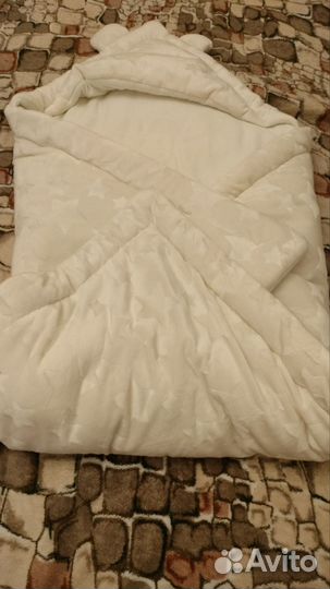 Конверт одеяло на выписку осень зима