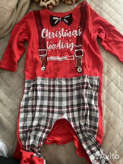 Новогодний наряд для малыша 74-80