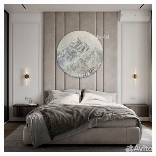 Картина барельеф «Горы» в наличии