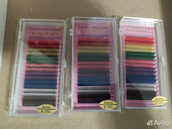 Цветные ресницы для наращивания