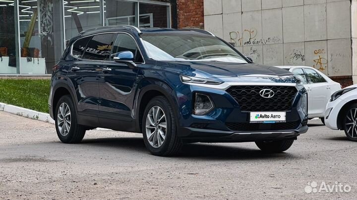 Hyundai Santa Fe 2.0 AT, 2018, 97 000 км