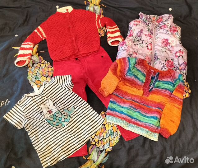 Вещи пакетом на девочку 92 98