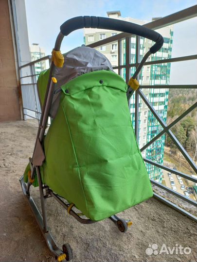 Детские санки-коляска