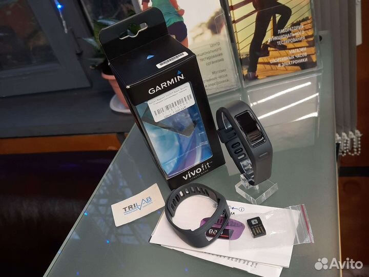 Фитнес-браслет Garmin Vivofit Grey+USB Ant+ stick