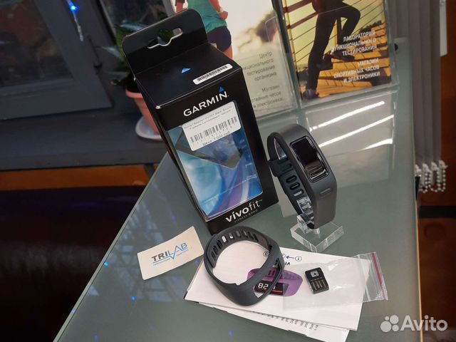 Фитнес-браслет Garmin Vivofit Grey+USB Ant+ stick