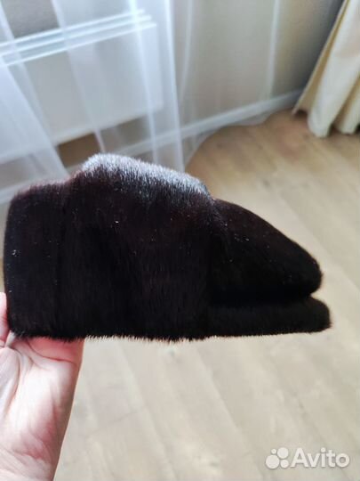 Меховая мужская кепка