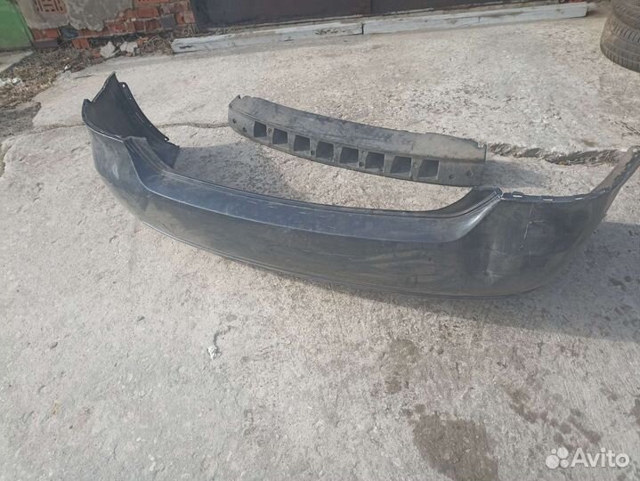 Бампер задний поло седан, абсорбер заднего бампер