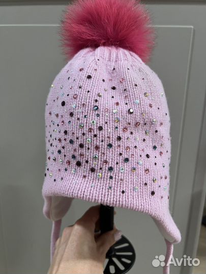 Теплая шапка двойная, 50