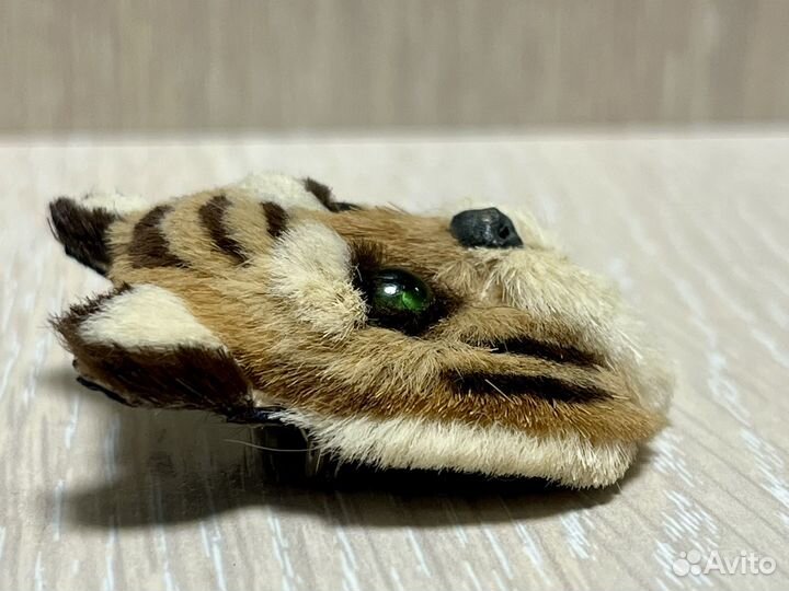Брошь кот / тигр винтаж из Америки