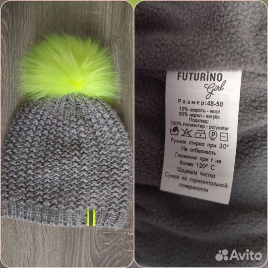 Шапочки на девочку 3-6 лет