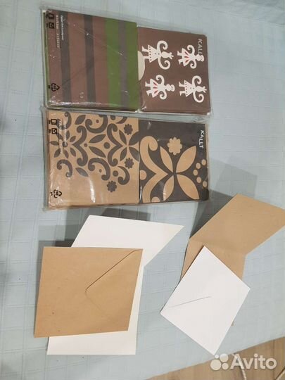 Конверт открытка икеа крафт