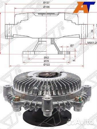 Вискомуфта toyota townace,liteace 3C-E