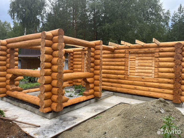 Сруб для бани под заказ