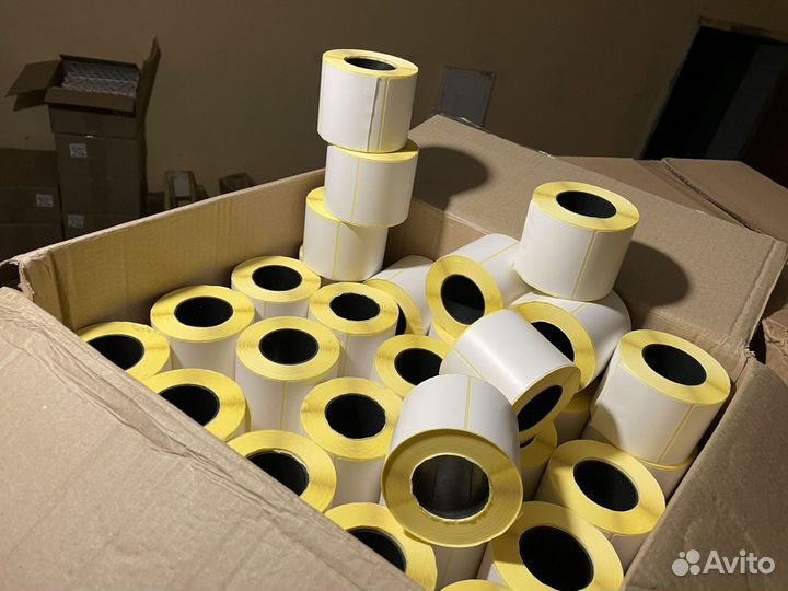 Термоэтикетки пластиковая втулка
