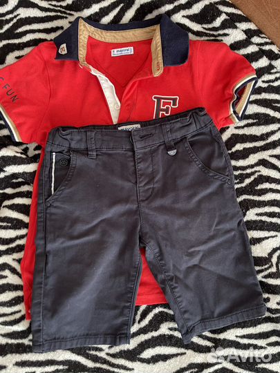 Поло и шорты (комплект ) 110 см Mayoral