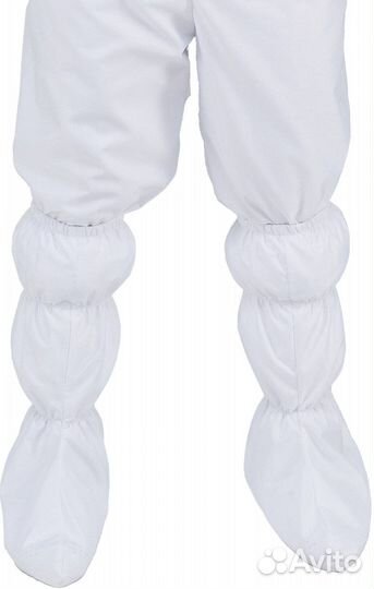 Бахилы многоразовые белые