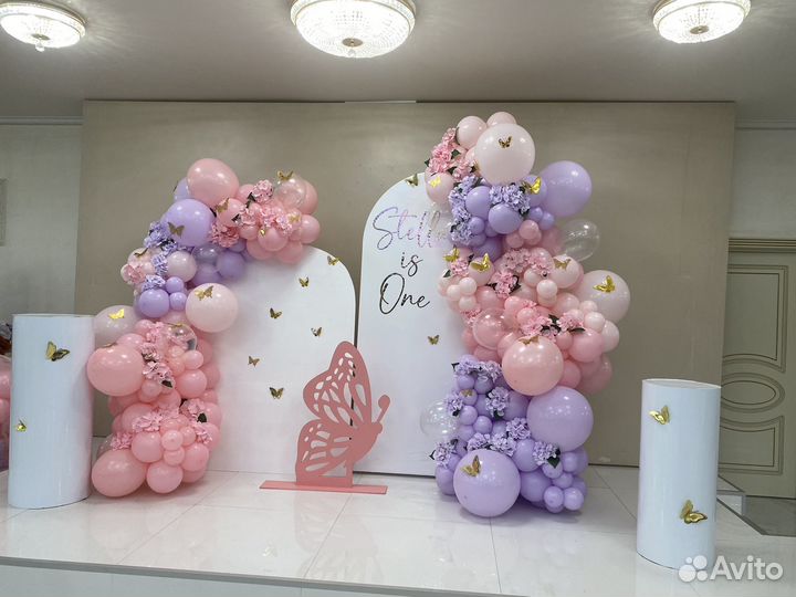 Фотозона на годик для девочки