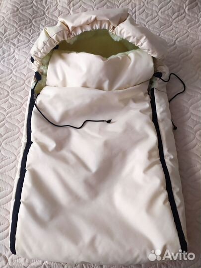 Конверт на овчине в коляску, люльку, переноску