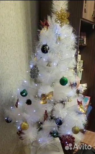 Ёлка/Сосна новогодняя искуственная+игрушки