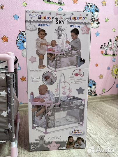 Игрушка кроватка для кукол