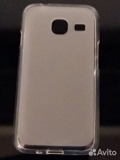 Накладка (чехол) на samsung Galaxy J1 mini (белый)