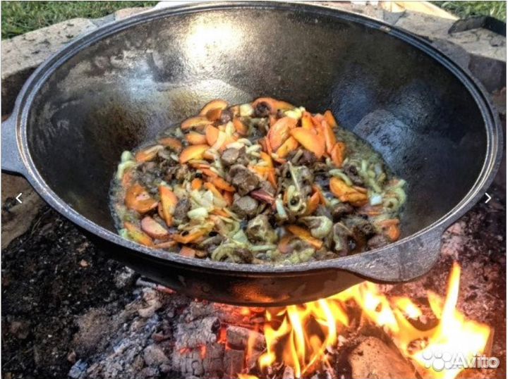 Казаны чугунные с крышкой