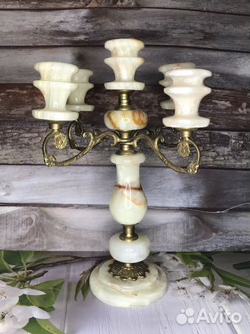 Подсвечник оникс СССР