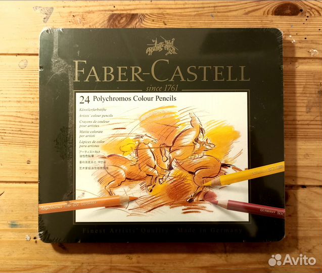 Цветные карандаши Faber-Castell Polychromos 24шт