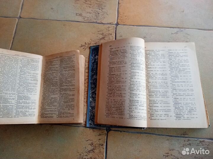 Антикварные книги 1934 и 1936 гг. Словари