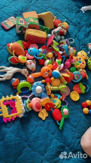 Игрушки погремушки пакетом