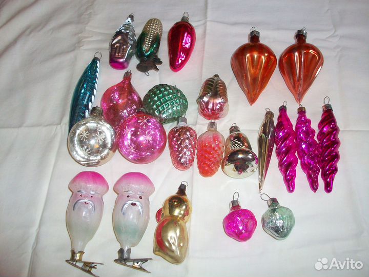 Ёлочные игрушки СССР от