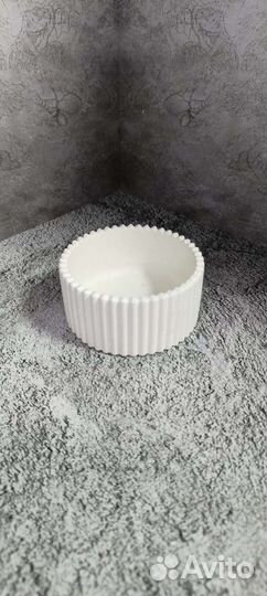 Кашпо, гипсовый декор, подсвечники