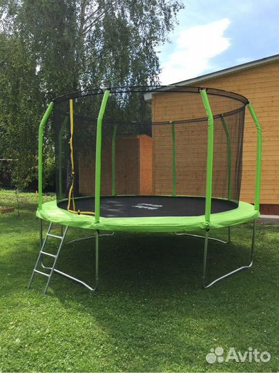 Каркасные батуты с сеткой