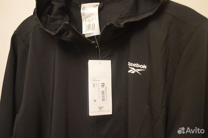 Спортивная куртка ветровка Reebok р. М унисекс