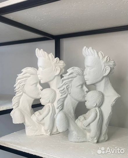 Гипсовая статуэтка Семья/Пара/Ребенок/Декор