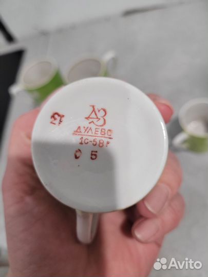 Детская кружка Горох, набор, Дулево, 56-58гг