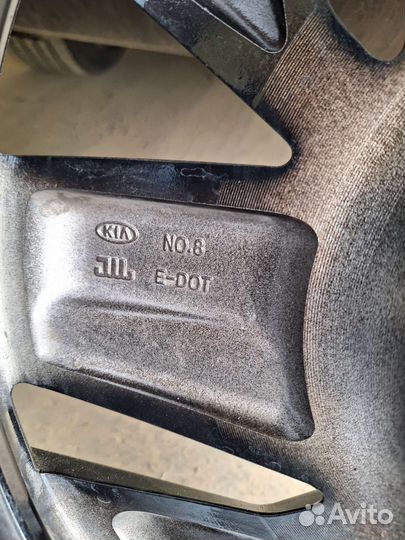 Новые оригинальные диски r18 на Kia и Hyundai