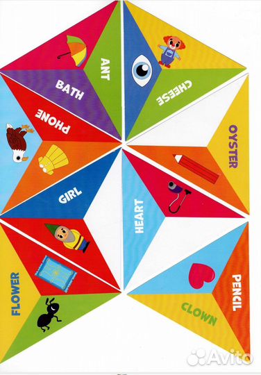 Карточки английский треугольники